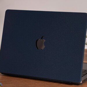 Matte Cobalt Indigo Blue Mac case for Macbook pro 14" (A2442)